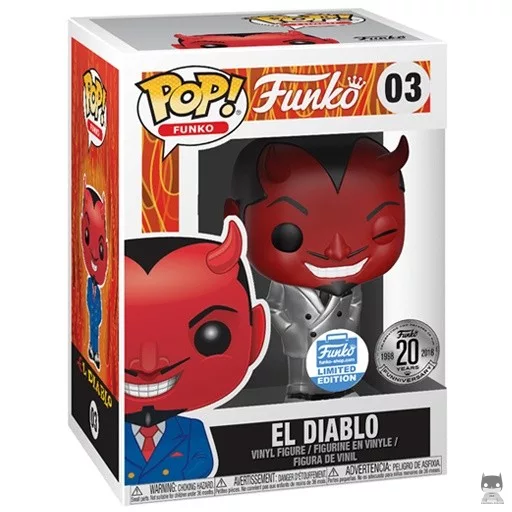 Figurine Funko POP El Diablo (Costume) (Silver) (Fantastik Plastik)