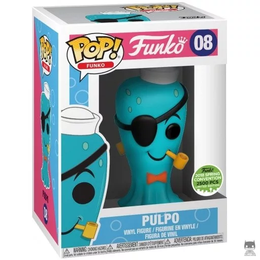 Figurine Funko POP Pulpo (Bleu) (Fantastik Plastik)