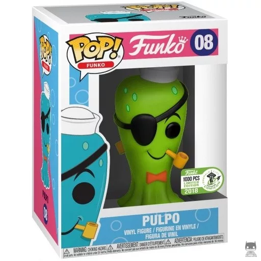 Figurine Funko POP Pulpo (Vert) (Fantastik Plastik)