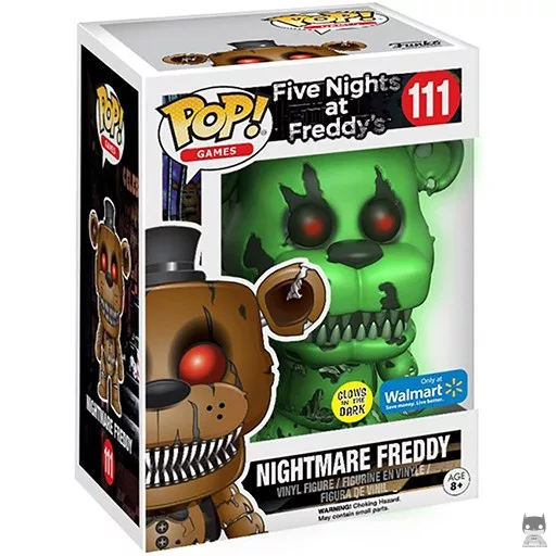 Figurine Funko POP Freddy Fazbear (Cauchemar) (Walmart)