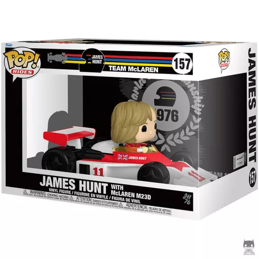 Figurine Funko POP James Hunt avec McLaren M23D (Formula 1)