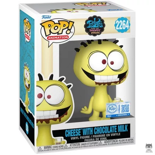 Figurine Funko POP Cheese avec Chocolat au Lait (Foster, la maison des amis imaginaires)