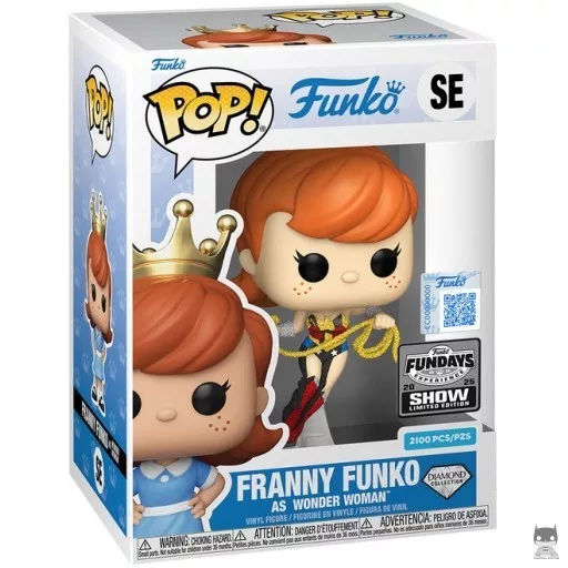 Figurine Funko POP Franny Funko en Wonder Woman (Diamond Glitter) (Franny Funko)