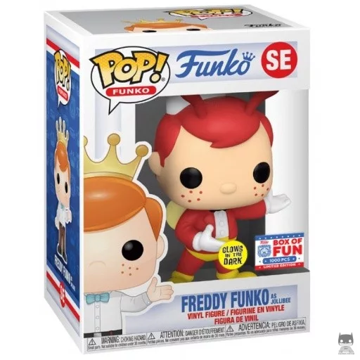 Figurine Funko POP Freddy Funko as Jollibee (Glow in the Dark) (Box of Fun)