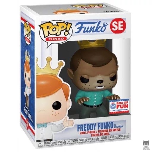 Figurine Funko POP Freddy Funko en Loup-Garou (Box of Fun)