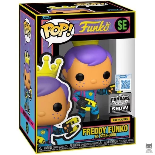 Figurine Funko POP Freddy Funko en Star-Lord (Black Light) (Freddy Funko)
