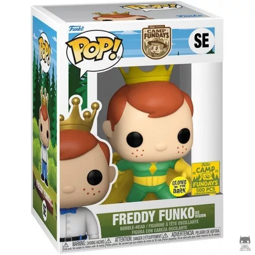 Figurine Funko POP Freddy Funko en Vision (Glow in the Dark) (Glow in the Dark)