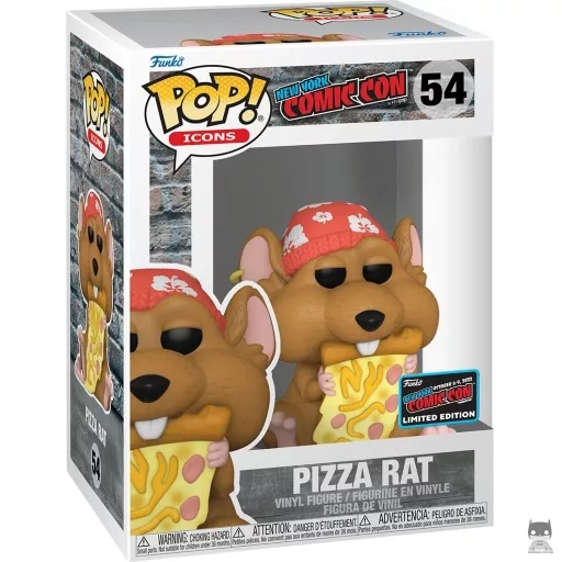 Figurine Funko POP Pizza Rat (NYCC Convention d'Automne 2022) (Freddy Funko)