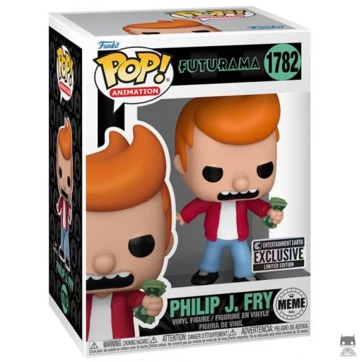 Figurine Funko POP Philip J. Fry (Meme) "Shut Up And Take My Money!" (Futurama)