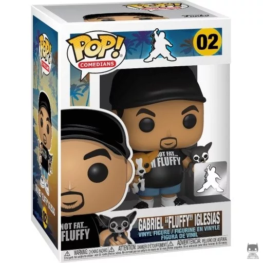 Figurine Funko POP Gabriel "Fluffy" Iglesias avec ses chiens (Gabriel Iglesias)