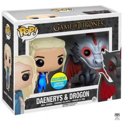 Figurine Funko POP Daenerys & Drogon (Metallic) (Game of Thrones)