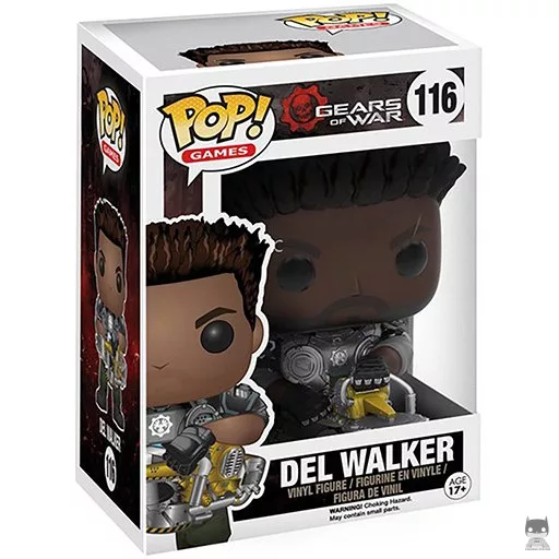 Figurine Funko POP Delmont "Del" Walker (Gears of War)