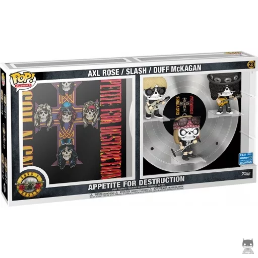 Figurine Funko POP Guns
  N' Roses : Appetite for Destruction (Axl Rose, Slash & Duff McKagan) (Multipack)