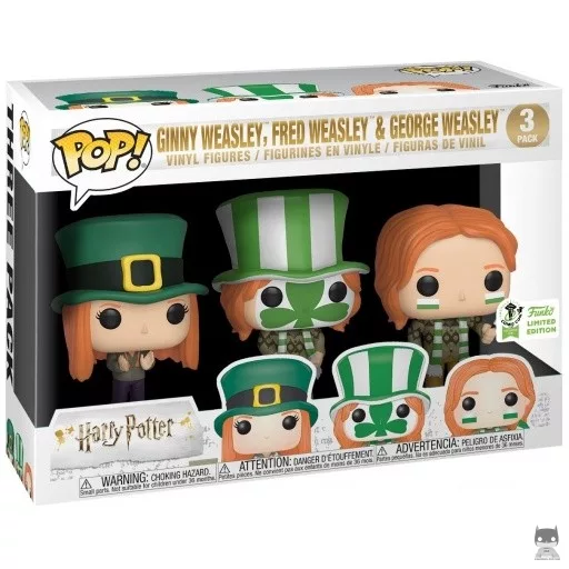 Figurine Funko POP Ginny, Fred & George Weasley (Multipack)