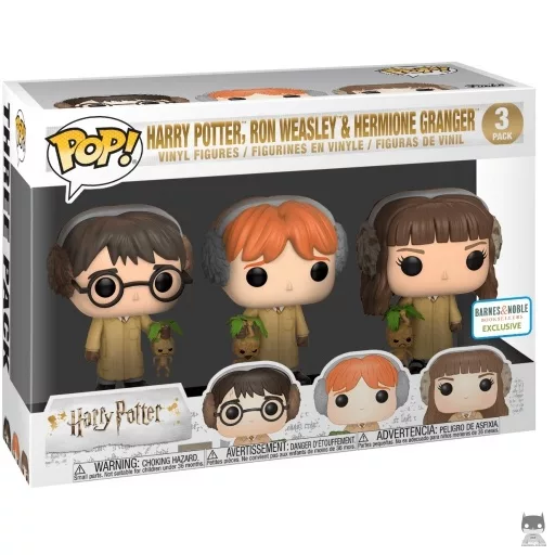 Figurine Funko POP Herbologie (Harry Potter, Ron Weasley & Hermione Granger) (Pop! Vinyl)