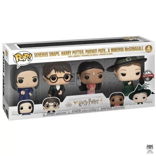Figurine Funko POP Severus Snape, Harry Potter, Parvati Patil, & Minerva McGonagall (Pop! Vinyl)