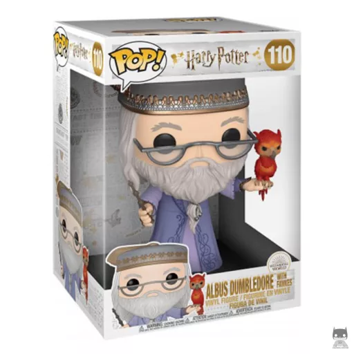 Figurine Funko POP Albus Dumbledore avec Fumseck (Supersized 10'') (Harry Potter)
