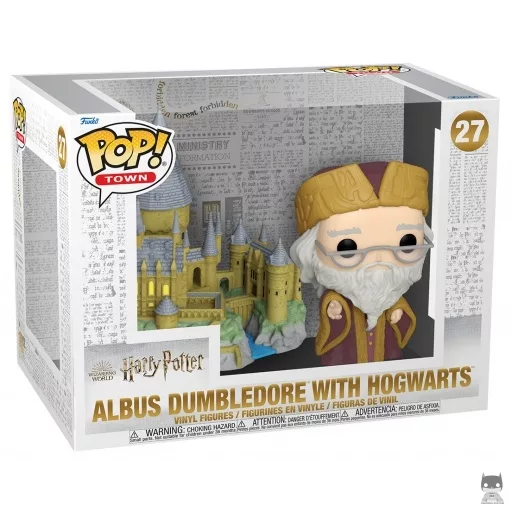 Figurine Funko POP Dumbledore avec Poudlard (Pop! Vinyl)