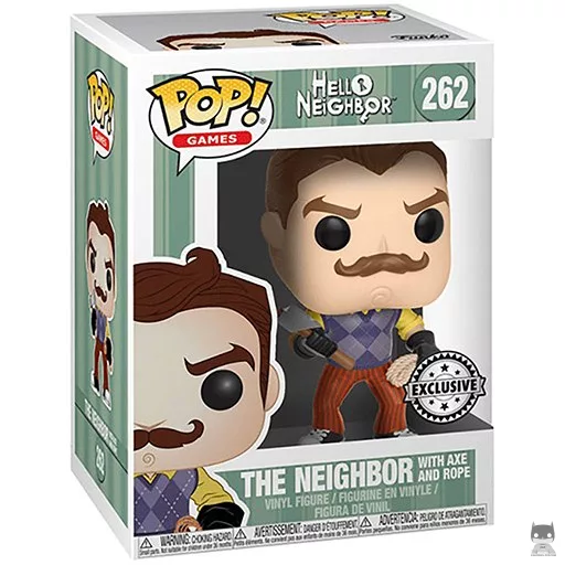 Figurine Funko POP Le Voisin avec hâche & corde (Hello Neighbor)