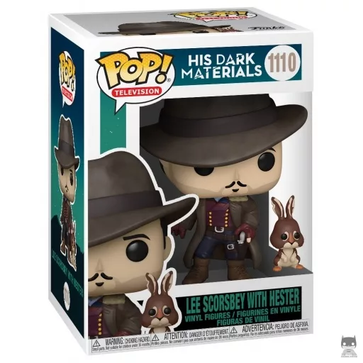Figurine Funko POP Lee Scoresby avec Hester (His Dark Materials)