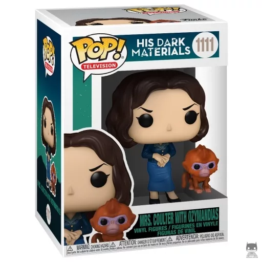 Figurine Funko POP Mrs. Coulter avec Daem (His Dark Materials)