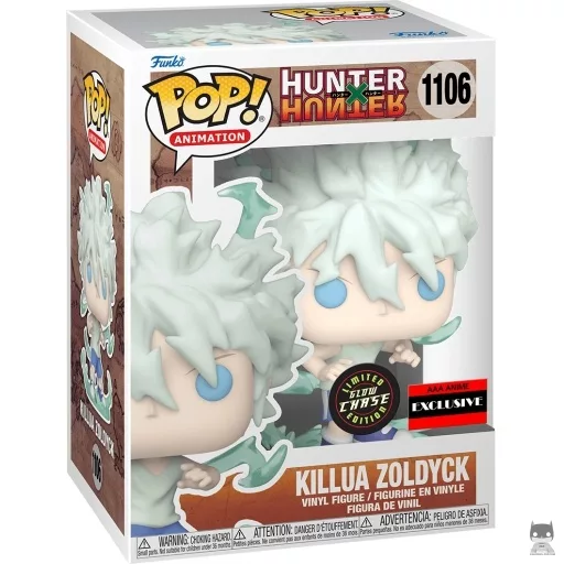 Figurine Funko POP Kirua Zoldyck (Chase & Glow in the Dark) (Glow in the Dark)