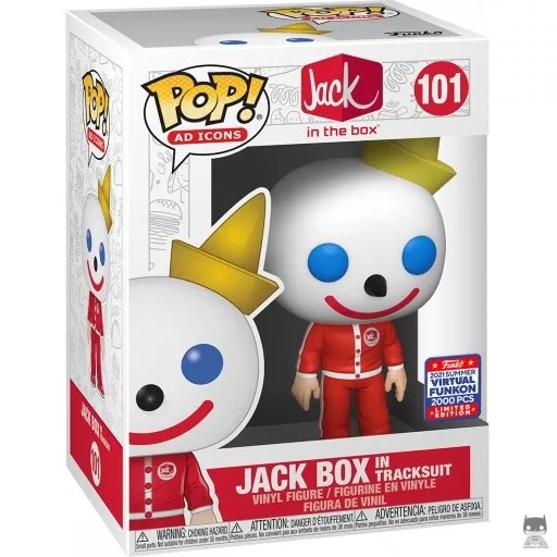Figurine Funko POP Jack Box en Survêtement (Icônes de marques)