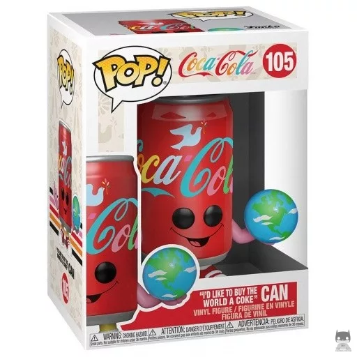 Figurine Funko POP Canette "I'd Like to Buy the World a Coke" (Pop! Vinyl)