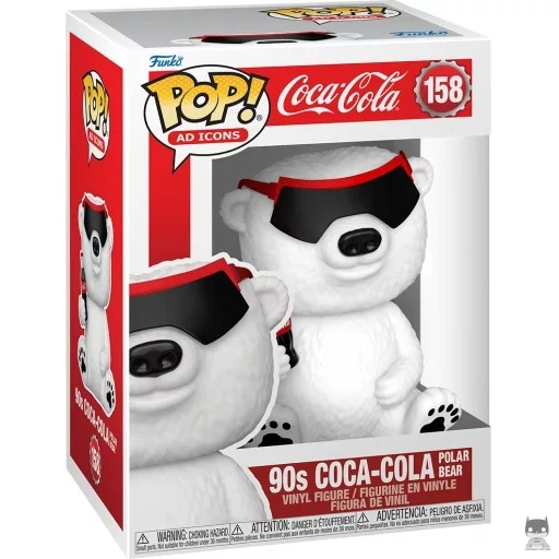 Figurine Funko POP Ours polaire Coca-Cola Années 90 (Icônes de marques)