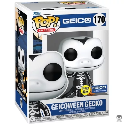 Figurine Funko POP Geicoween Gecko (Glow In the Dark) (Glow in the Dark)