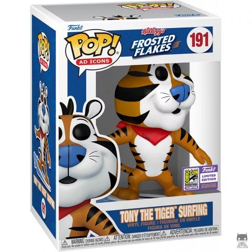Figurine Funko POP Tony Le Tigre Surfeur (Icônes de marques)