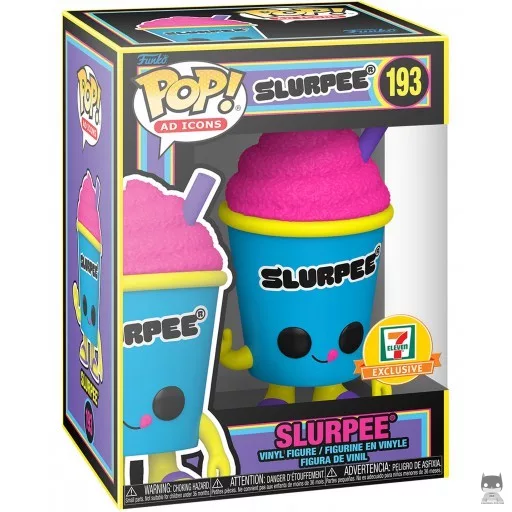 Figurine Funko POP Slurpee (Gobelet Bleu) (Black Light) (Icônes de marques)