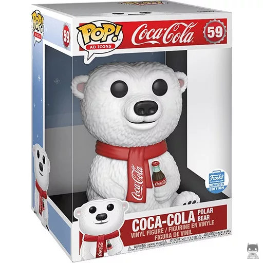 Figurine Funko POP Ours polaire Coca-Cola (Supersized) (Funko Shop)