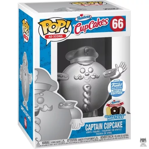 Figurine Funko POP Captain Cupcake (Platine) (Exclusive)