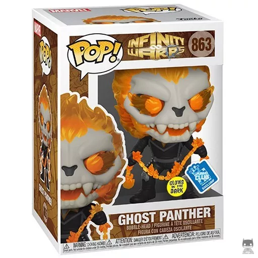 Figurine Funko POP Ghost Panther (Infinity Warps)