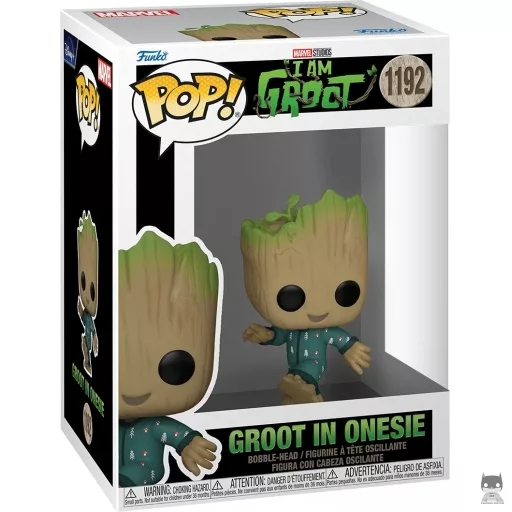 Figurine Funko POP Groot en Grenouillère dansant (Bobble head)