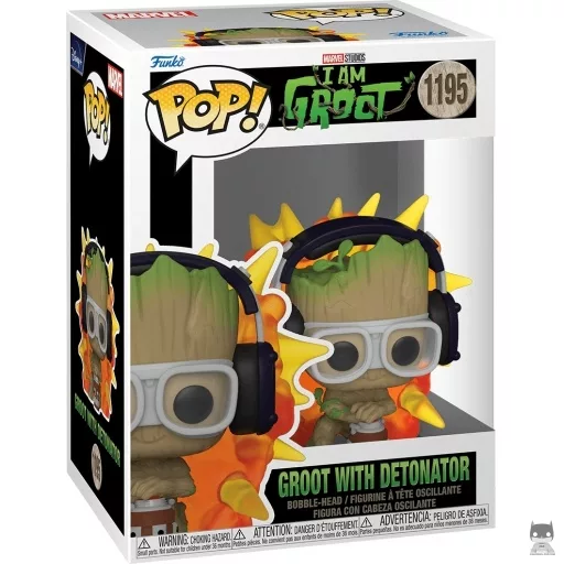 Figurine Funko POP Groot avec Détonateur (Bobble head)