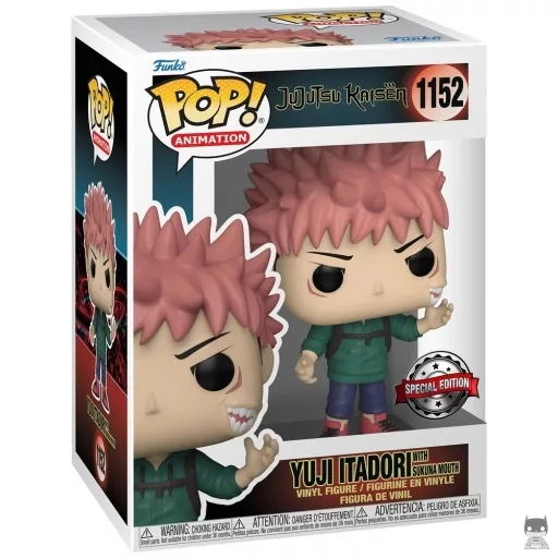 Figurine Funko POP Yuji avec Sukuna (Jujutsu Kaisen)