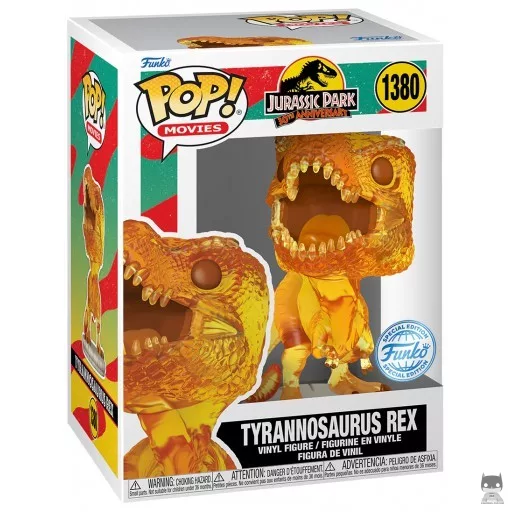 Figurine Funko POP Tyrannosaurus Rex (Ambre) (Walmart)