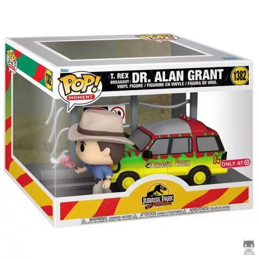 Figurine Funko POP L’Évasion du T. Rex : Dr. Alan Grant (Target)