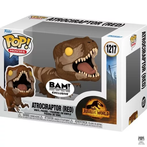 Figurine Funko POP Atrociraptor (Red) (Jurassic World Le Monde d'Après)