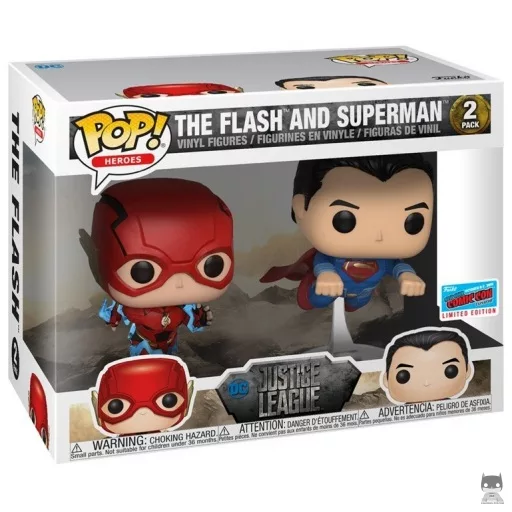 Figurine Funko POP Flash & Superman Course (Pop! Vinyl)