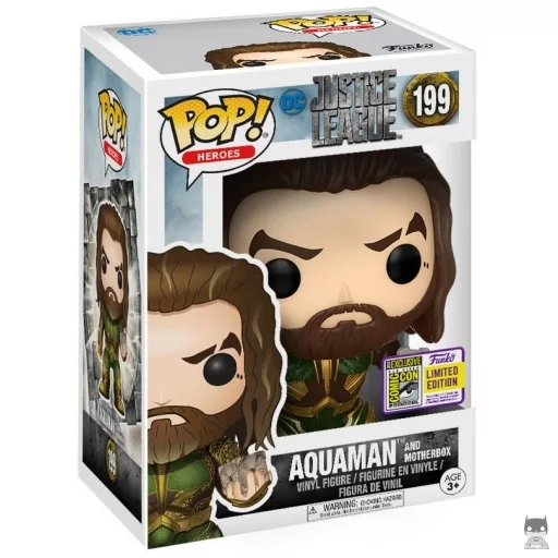 Figurine Funko POP Aquaman avec Boîte Mère (Justice League (Film))
