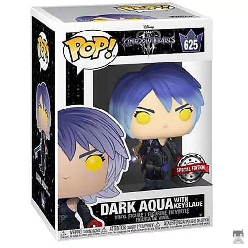 Figurine Funko POP Dark Aqua with Keyblade (Kingdom Hearts)