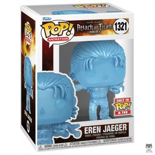 Figurine Funko POP Eren Jaeger (Translucent) (L'attaque des Titans (SNK))