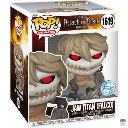 Figurine Funko POP Titan Mâchoire (Falco) (SuperSized) (Supersized)
