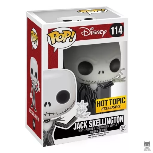 Figurine Funko POP Jack Skellington avec Flocon (L'Etrange Noël de M. Jack)