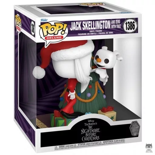 Figurine Funko POP Jack Skellington et Zero avec Sapin (L'Etrange Noël de M. Jack)