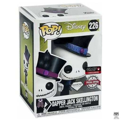 Figurine Funko POP Jack Skellington pimpant (Diamond Glitter) (Glitter)