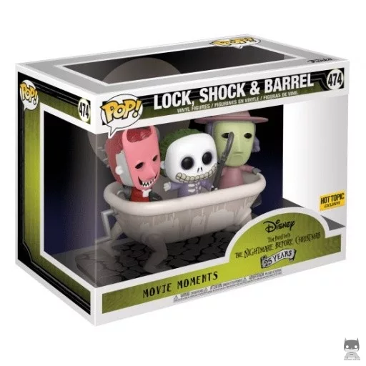 Figurine Funko POP Lock, Shock & Barrel (L'Etrange Noël de M. Jack)
